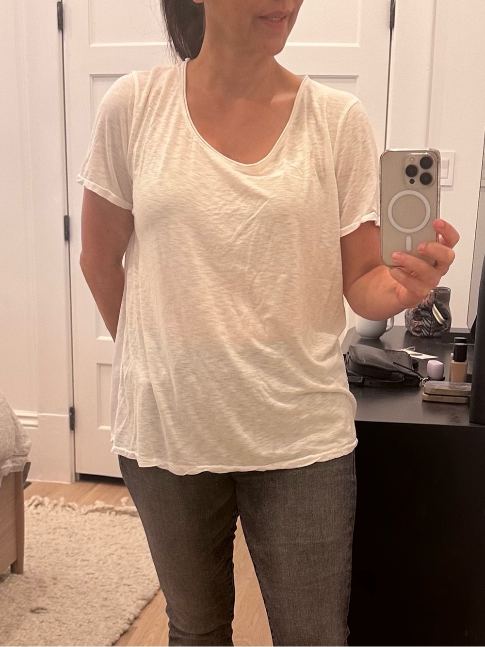 Lightweight Scoop Neck Tee